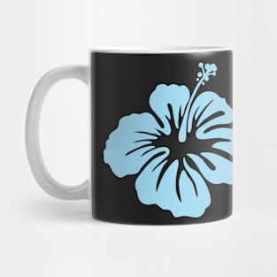 White light blue hibiscus tropical coconut girl aesthetic iPhone case Mug